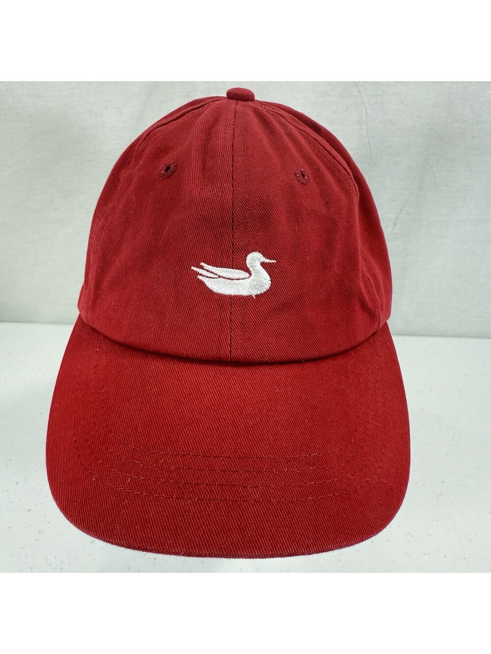Southern Marsh Red Mens Baseball Cap Hat Logo Adjustable